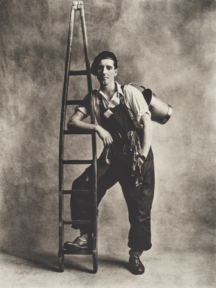 Window Washer; London by Irving Penn