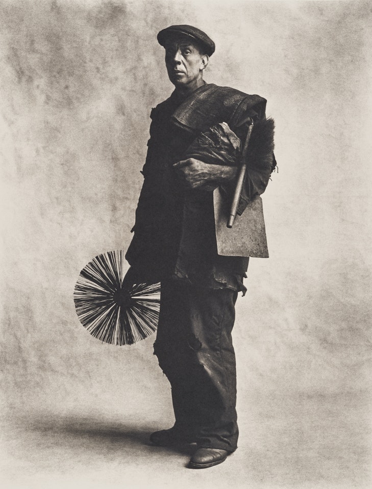 Chimney Sweep (B), London by Irving Penn