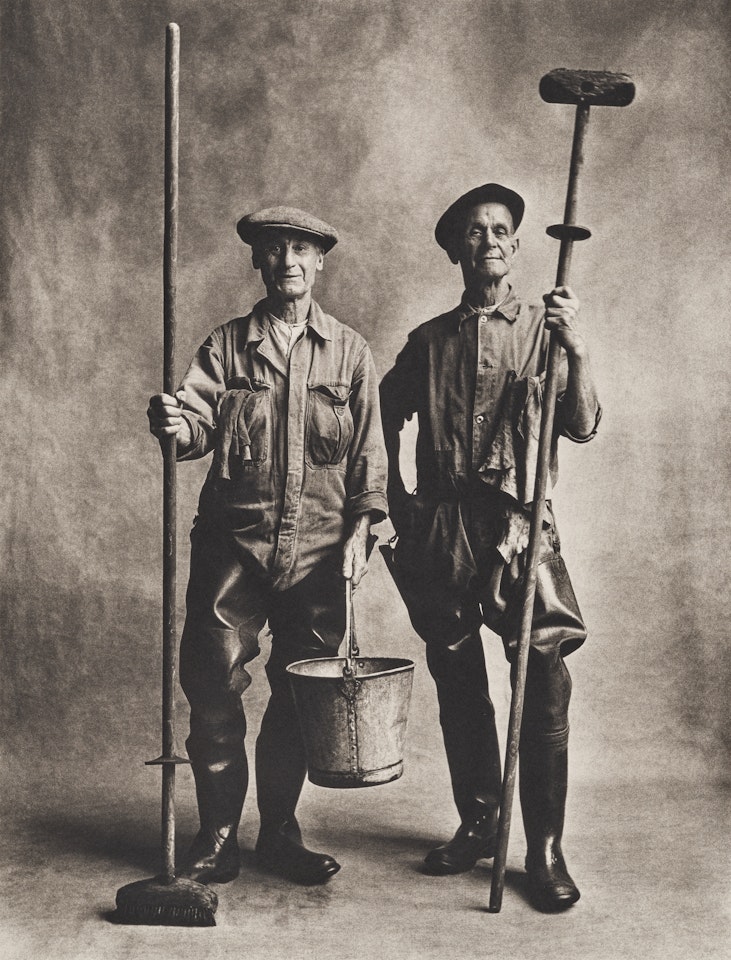 Lorry Washers, London by Irving Penn