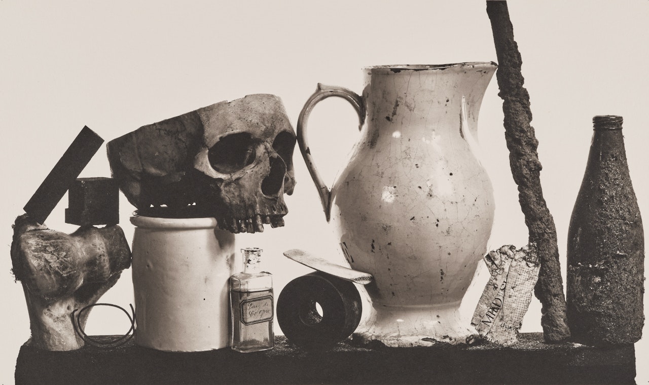 Composition with Pitcher and Eau de Cologne, New York by Irving Penn