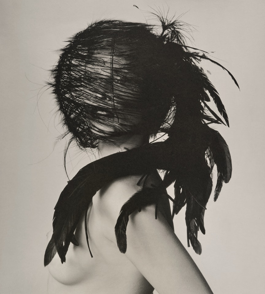 Chanel Feather Headdress, New York by Irving Penn