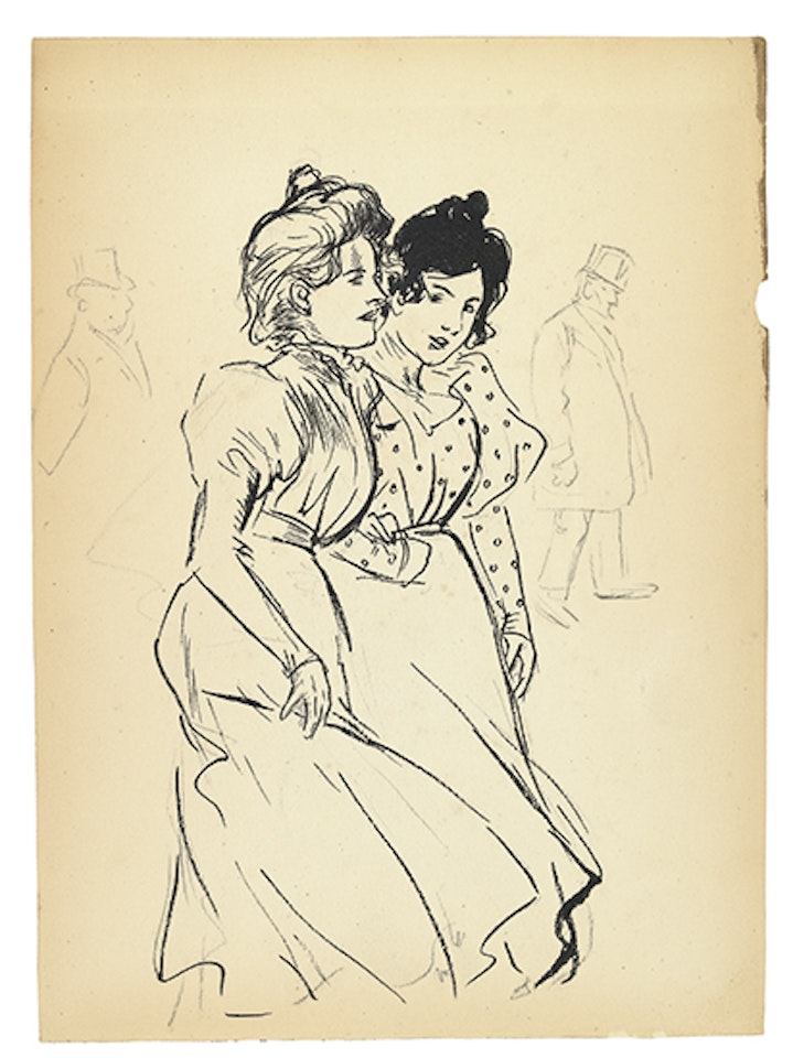 Deux Trottins by Théophile Alexandre Steinlen