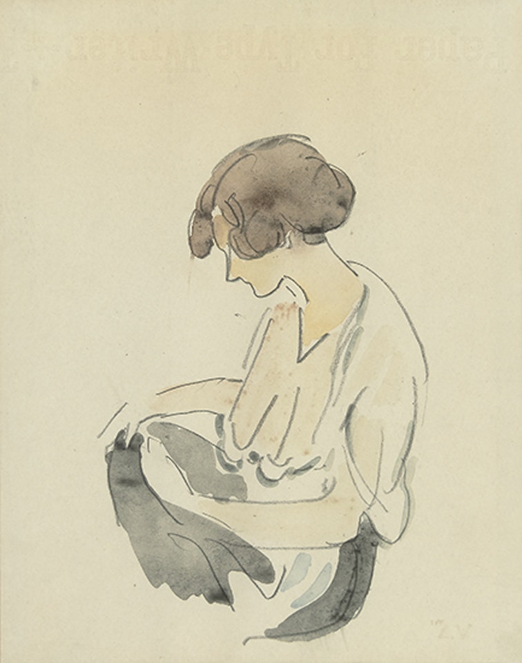 Femme assise by Louis Valtat