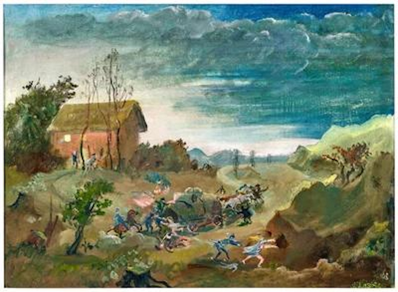 "Der Überfall" ("The Ambush") by Oskar Laske