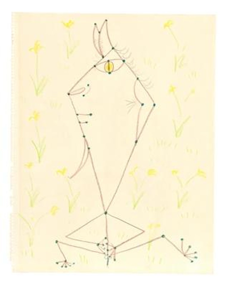 Yellow eyed Fauna by Jean Cocteau