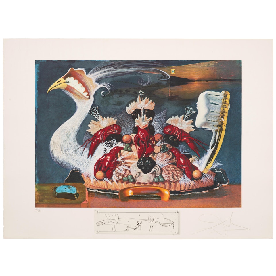 Les Dîner de Gala (Field 75-5, Michler/Löpsinger 1333-1344) by Salvador Dali