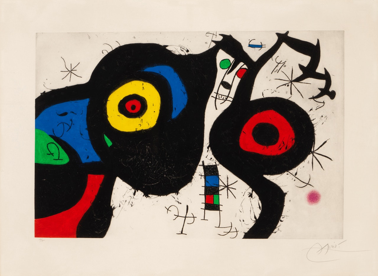 Les Deux Amis (Dupin 493) by Joan Miró