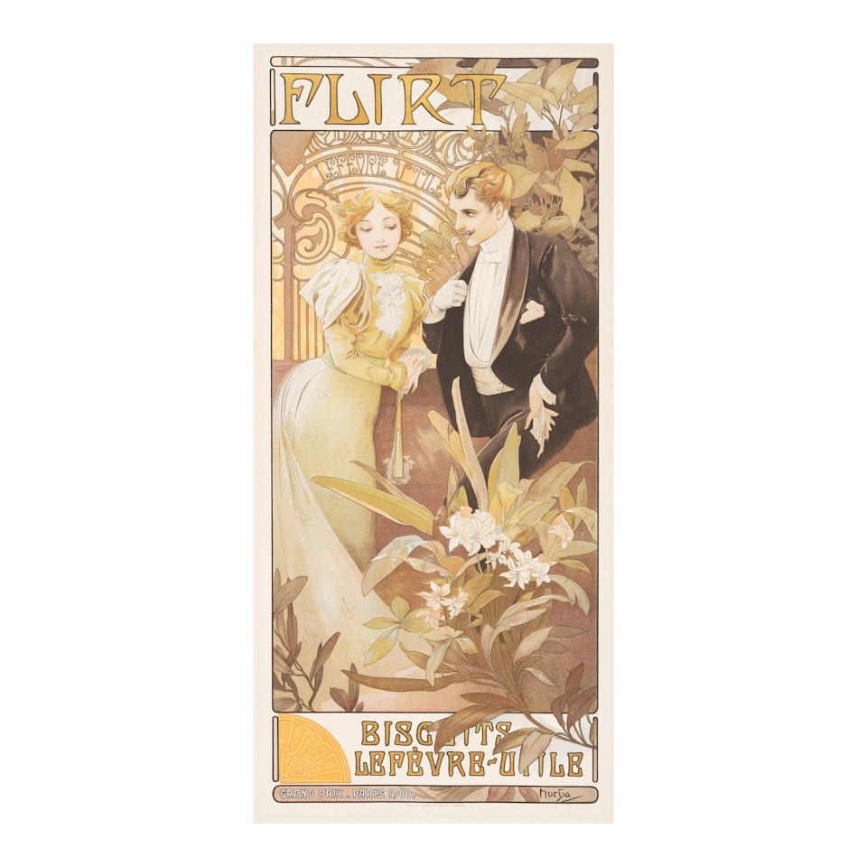 Flirt Biscuits (Rennert/Weill 72) by Alphonse Mucha