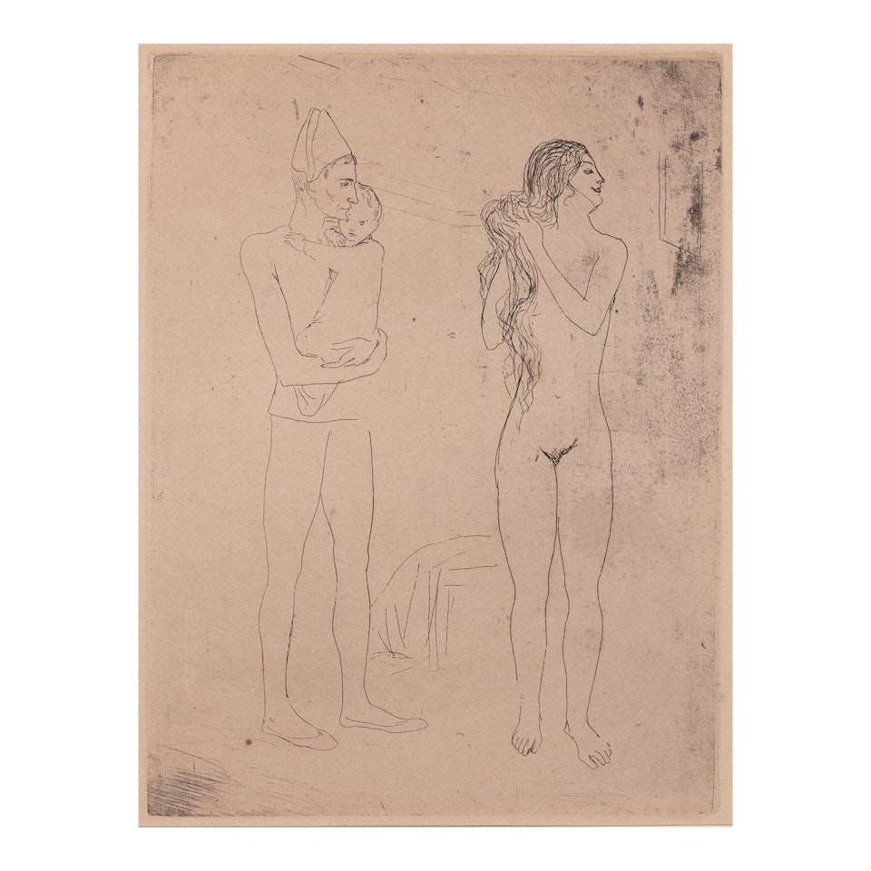 La toilette de la mère, from La suite des Saltimbanques (Bloch 13, Baer 15) by Pablo Picasso