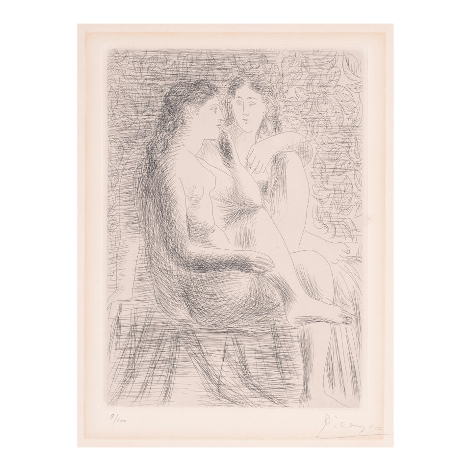 Deux nus assis (Bloch 133, Baer 200) by Pablo Picasso
