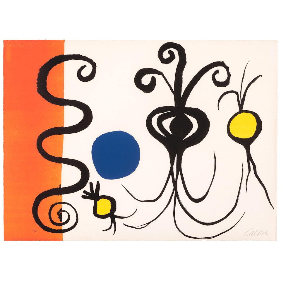 Trois oignons by Alexander Calder