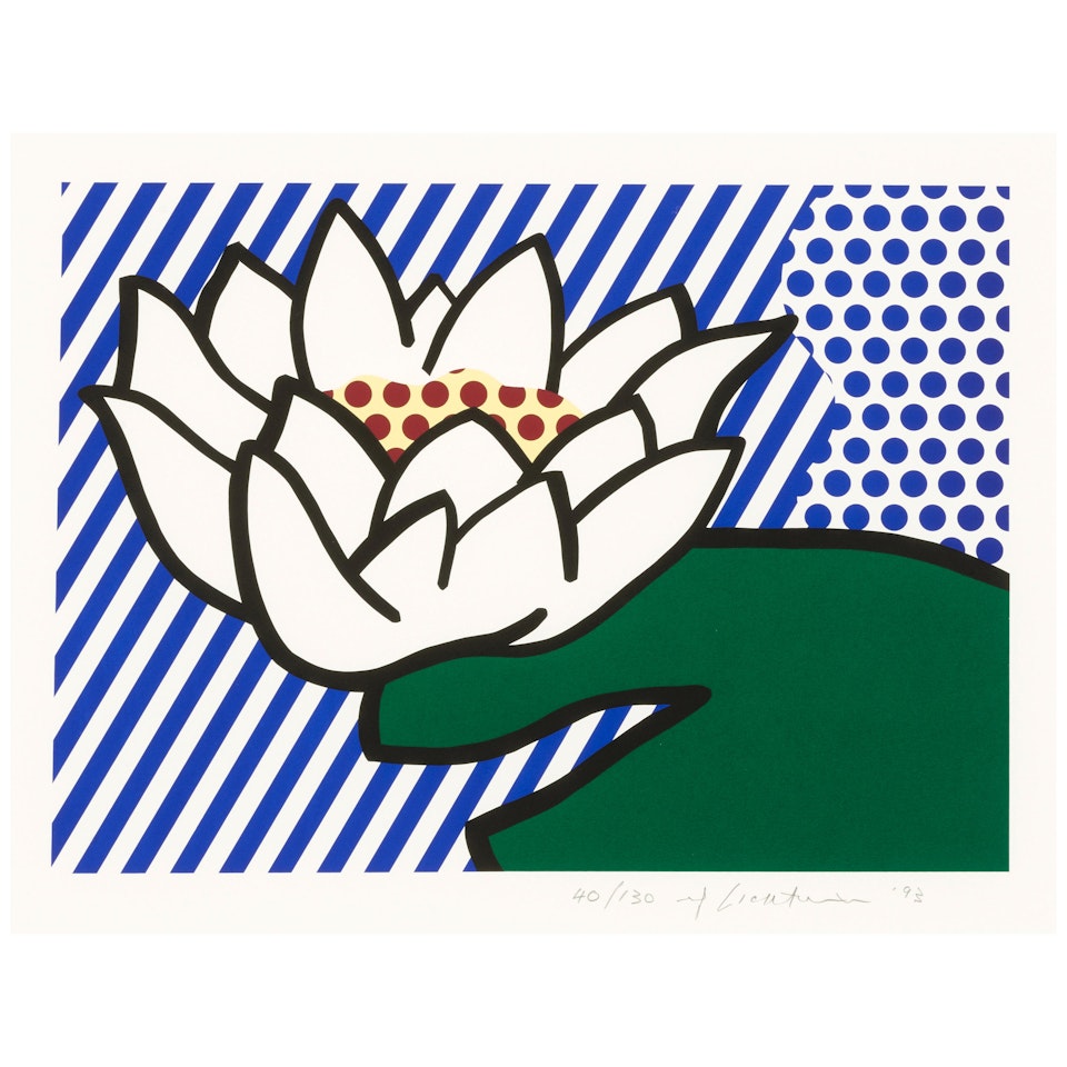 Water Lily (Corlett 281, Gemini 1582) by Roy Lichtenstein