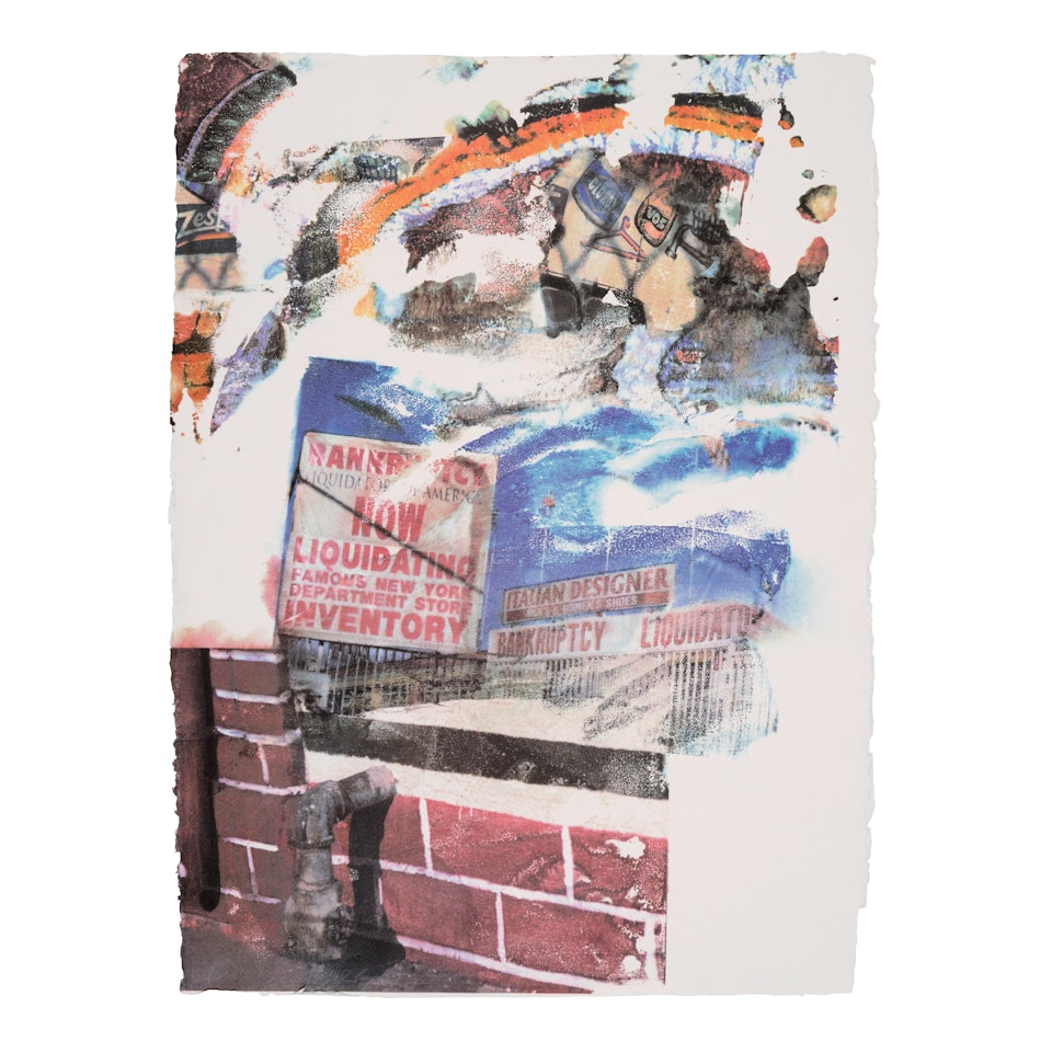 #11 and #12, from L.A. Uncovered (Gemini 1737; 1738) by Robert Rauschenberg