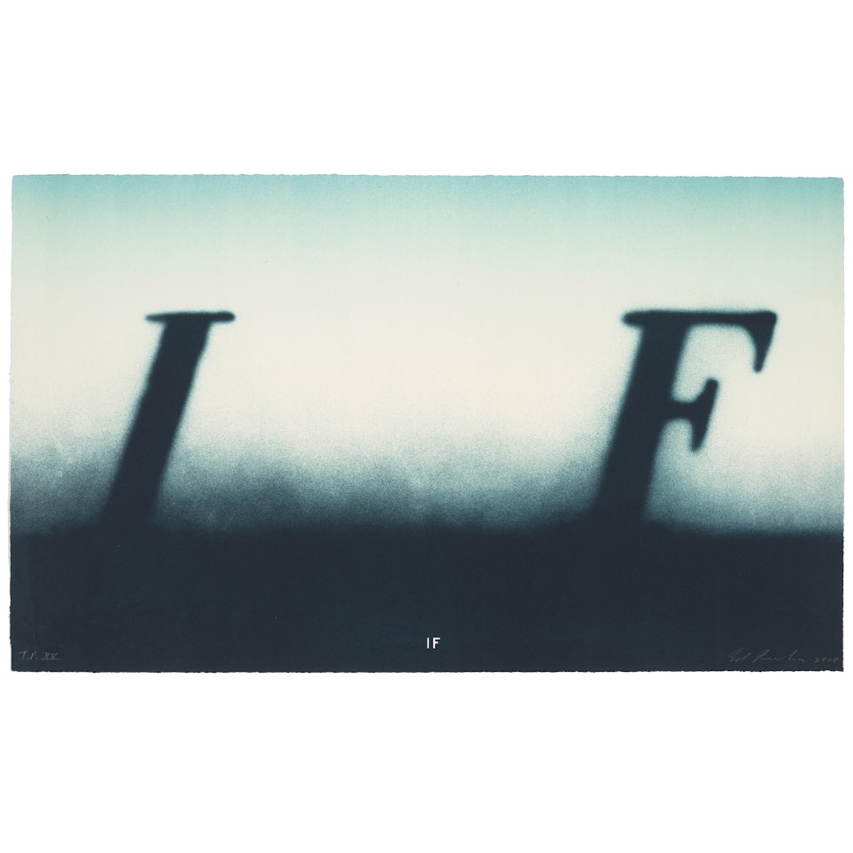 IF by Ed Ruscha