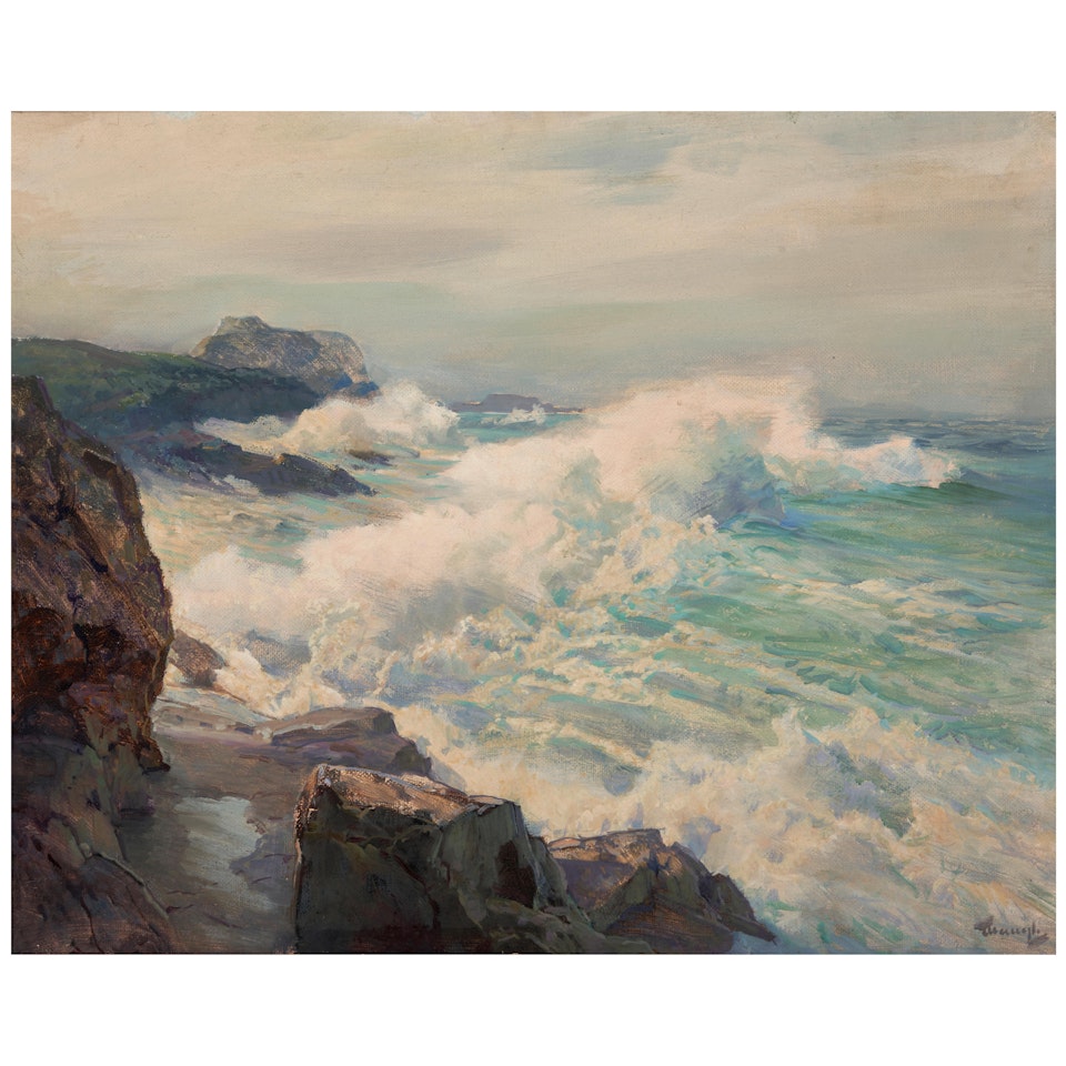 Surging Surf by Frederick Judd Waugh