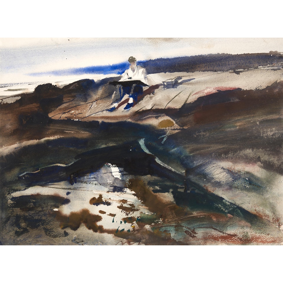 John McCoy Painting by Andrew Wyeth