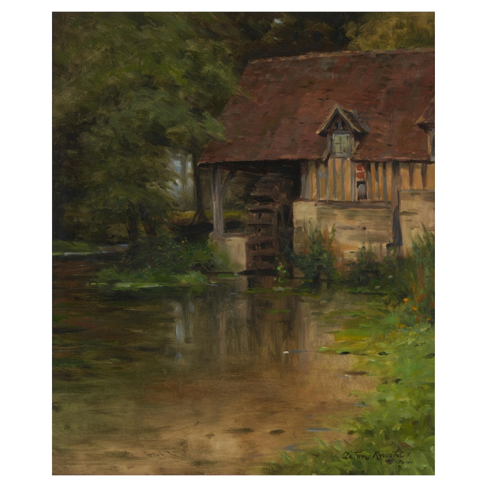 Old Mill at Magny by Louis Aston Knight