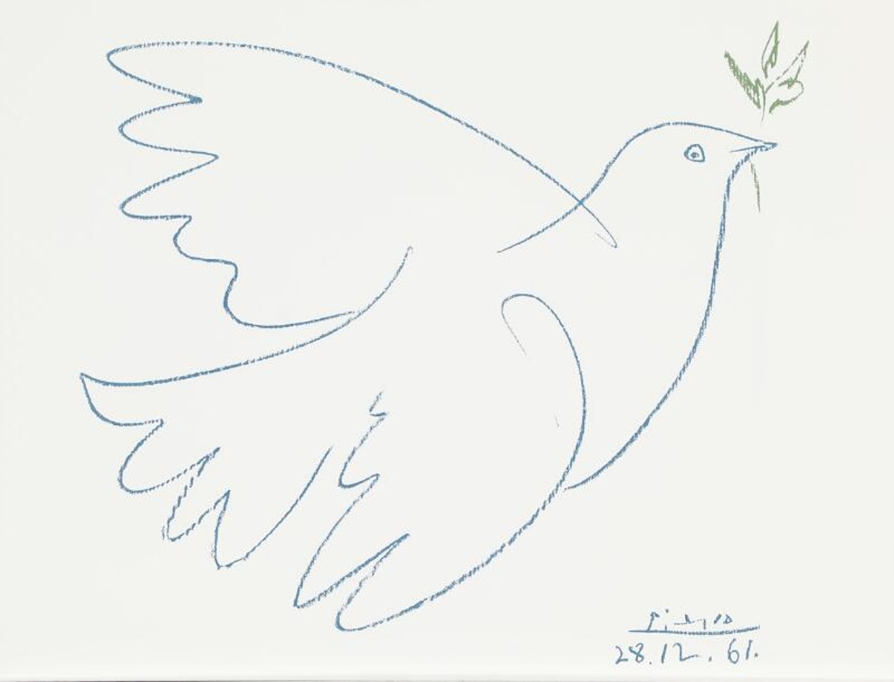 “Colombe bleu” by Pablo Picasso