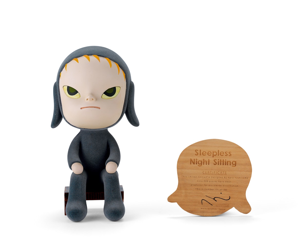 Sleepless Night (Sitting) by Yoshitomo Nara