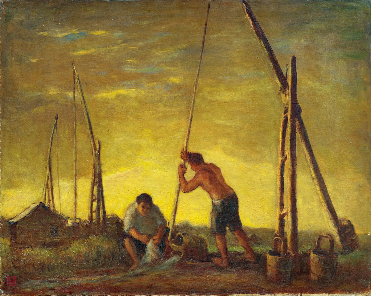 Drawing Water from a Well by Yee Bon