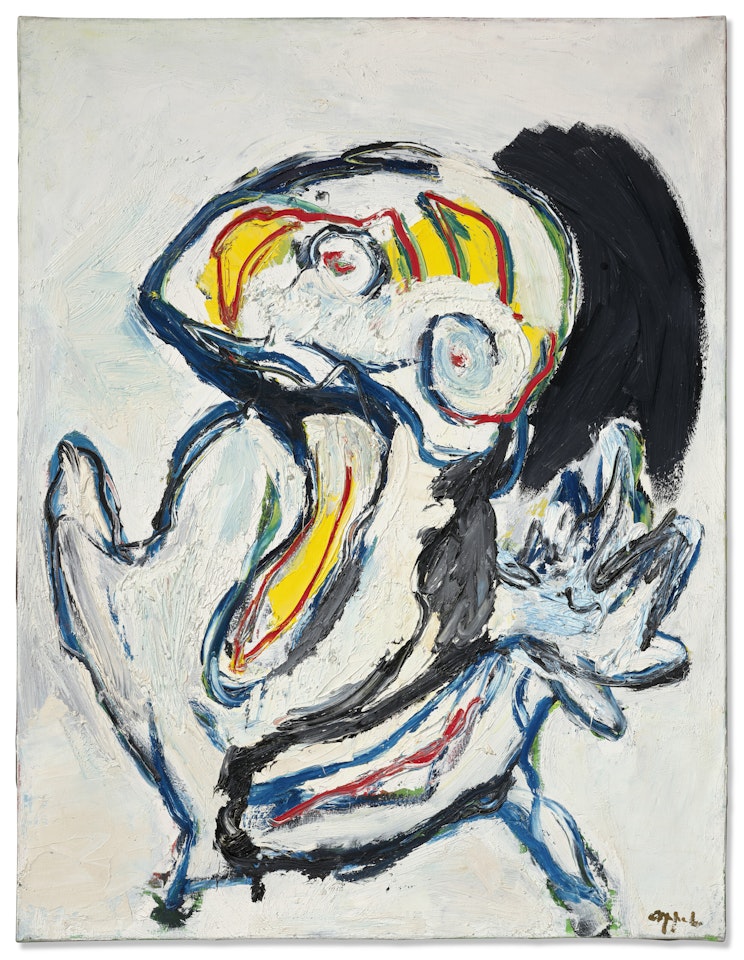 L"Oiseau blanc by Karel Appel