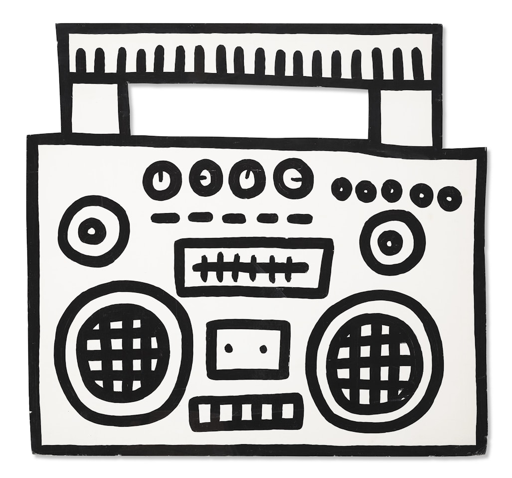 Untitled (Boombox) by Keith Haring