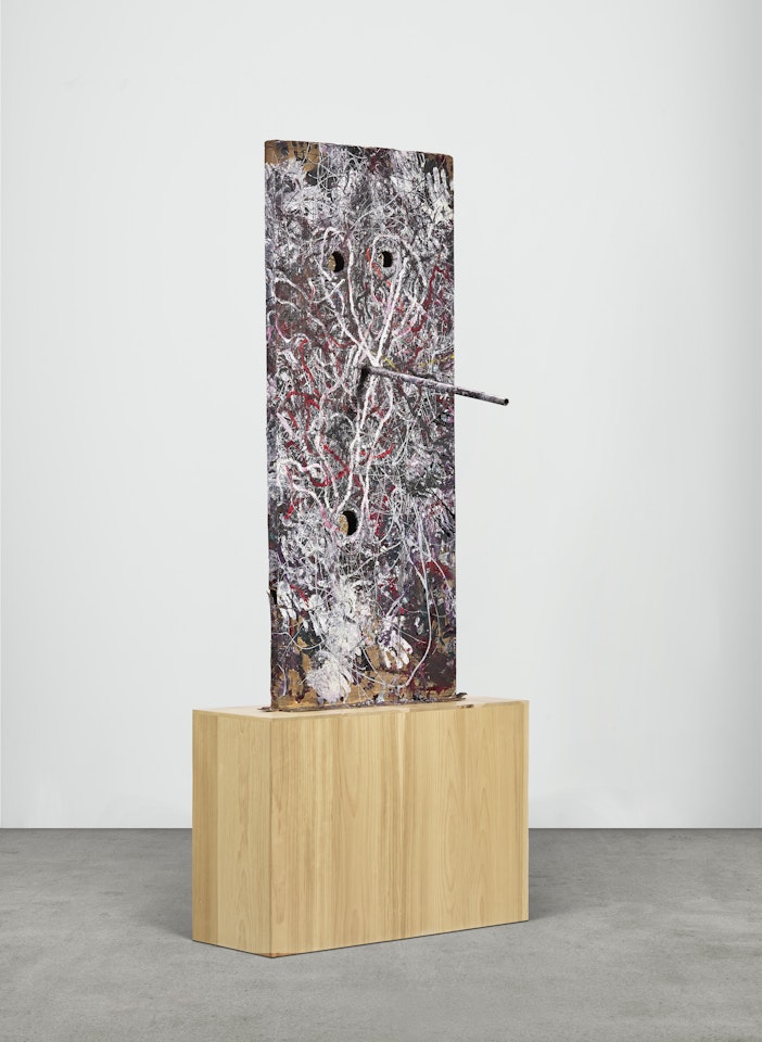 Untitled (Race Track Scribble, Jackson Mask M41.d) by Mark Grotjahn