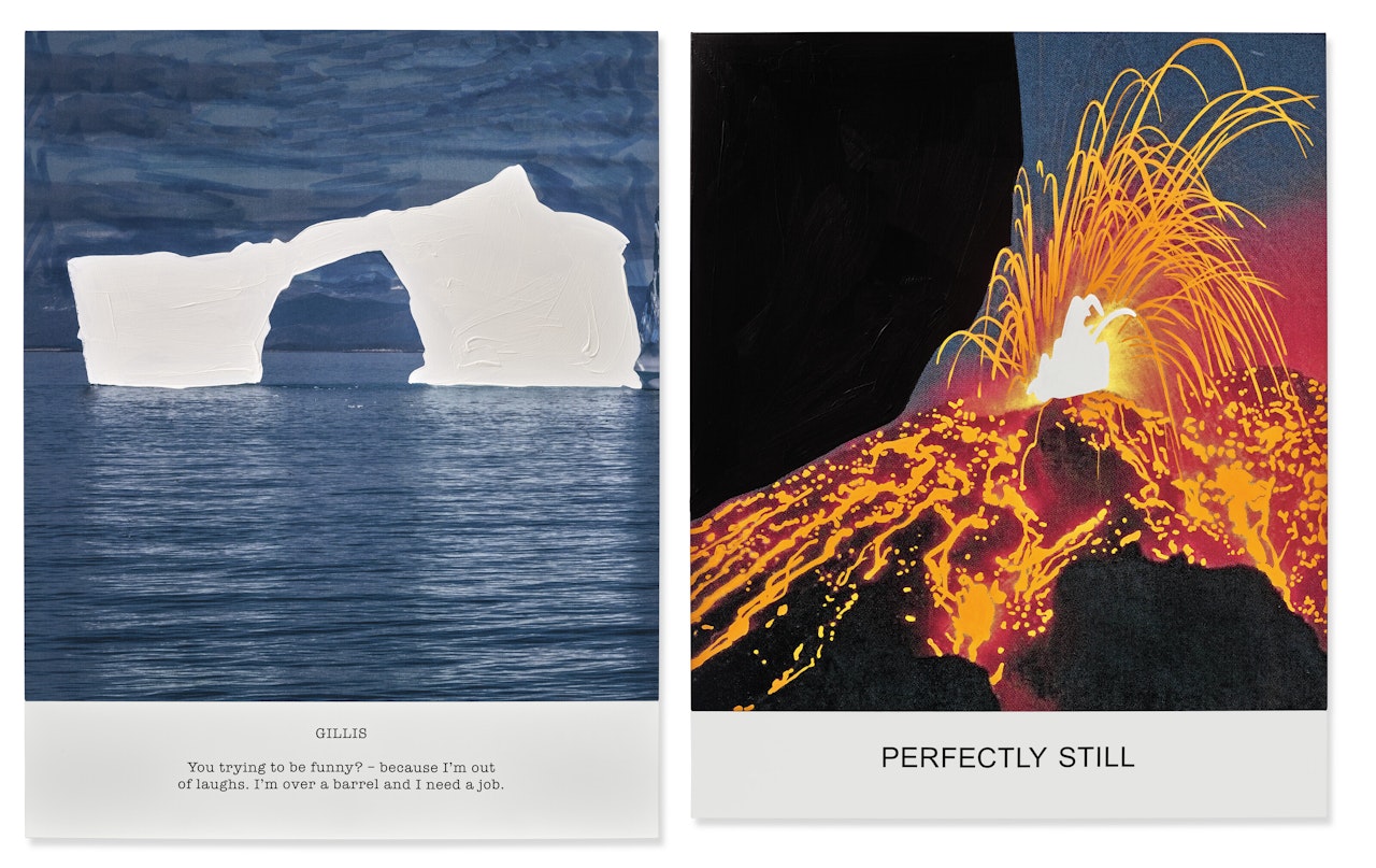 Hot & Cold Series: GILLIS You trying to be funny? / PERFECTLY STILL by John Baldessari