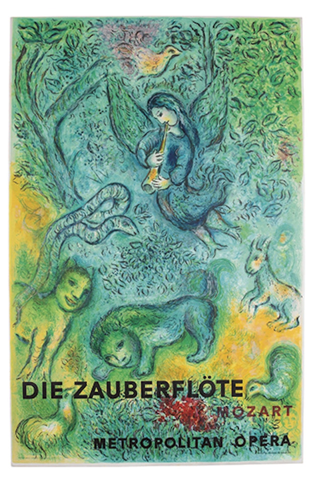The Magic Flute by Marc Chagall