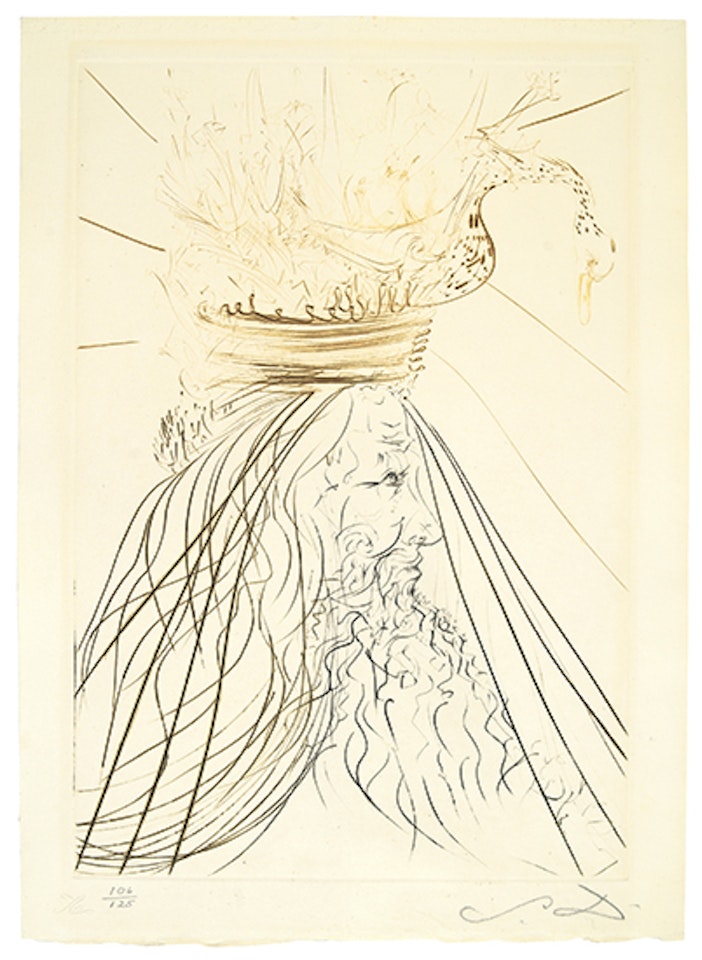 Tristan and Iseult by Salvador Dali