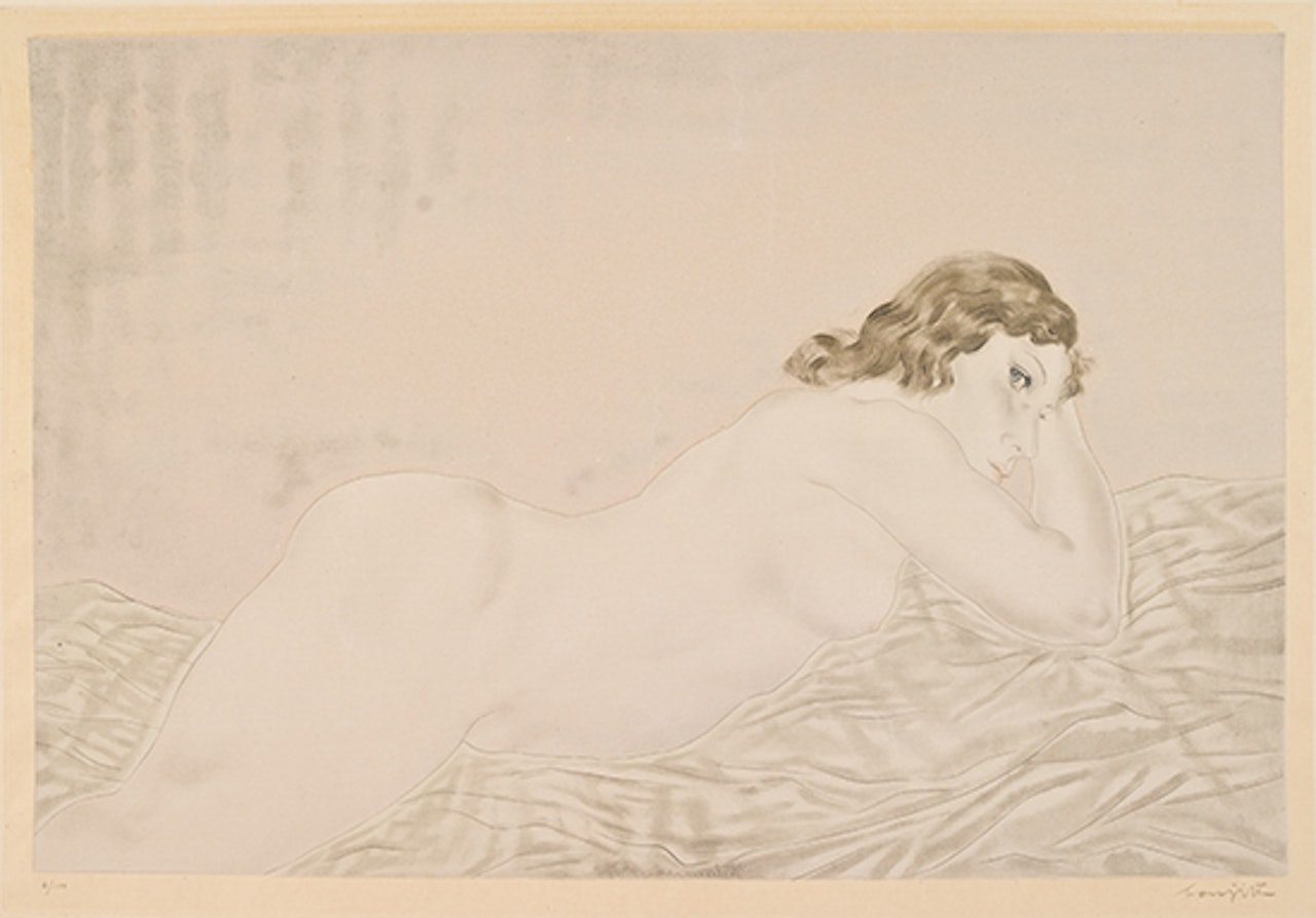Nu allongé by Leonard Tsuguharu Foujita