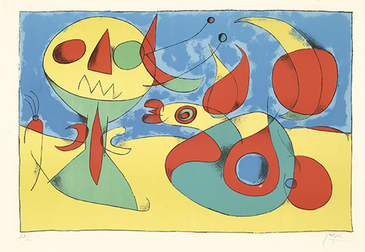 Oiseau Zéphyr by Joan Miró