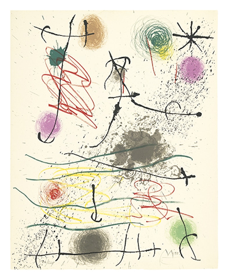Quelques Fleurs pour les Amis by Joan Miró