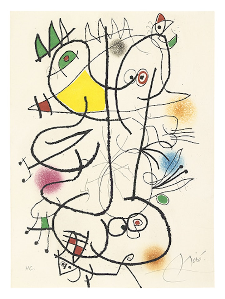 Le Miroir de l'Homme par les Bêtes by Joan Miró