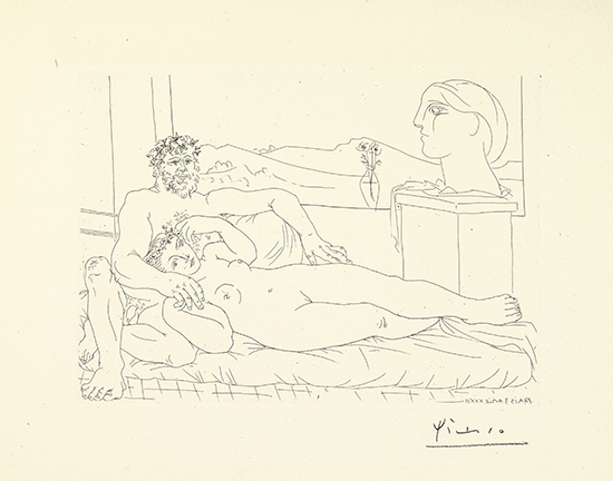 Le Repos du Sculpteur, II by Pablo Picasso