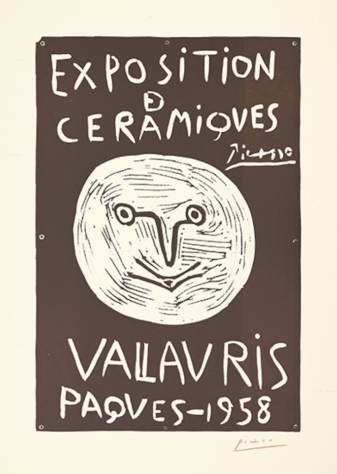 Exposition Ceramiques Vallauris, Pâques 1958 by Pablo Picasso