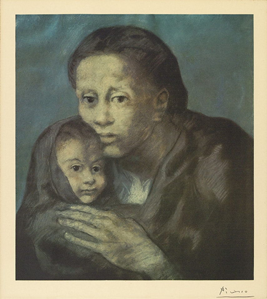 Mère et enfant au fichu by Pablo Picasso