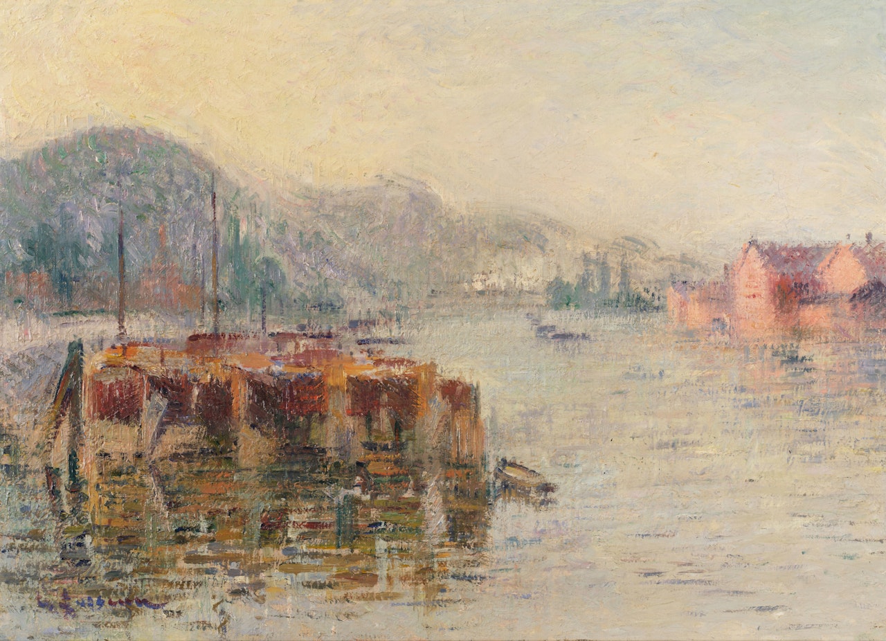 La Seine à Rouen by Gustave Loiseau