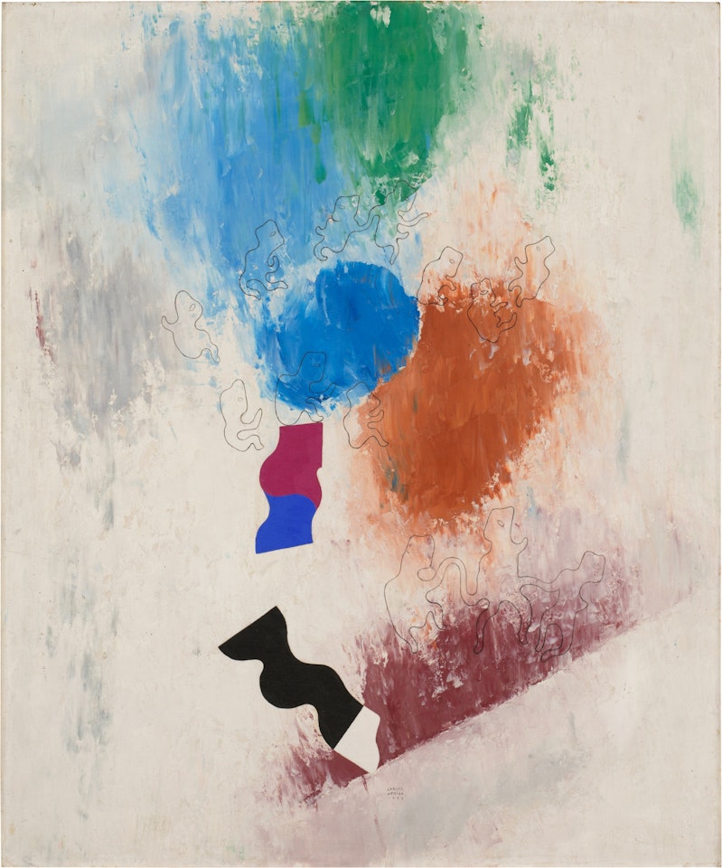 Azul y magenta by Carlos Mérida