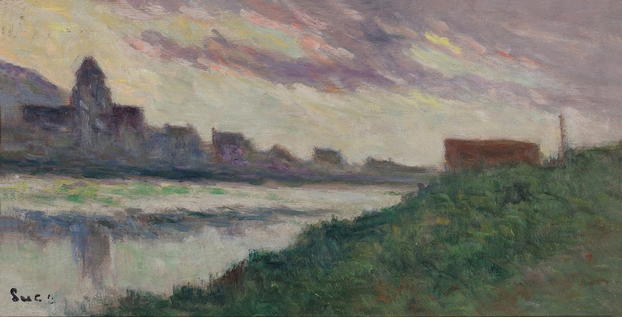 Environs du Tréport by Maximilien Luce