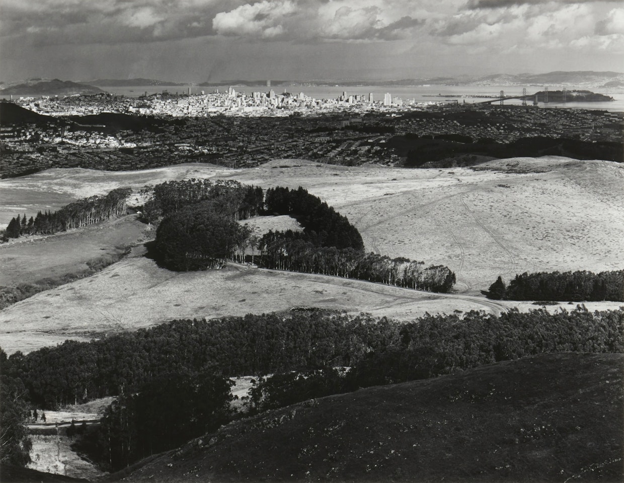 San Francisco from San Bruno Mountain, California by Ansel Adams