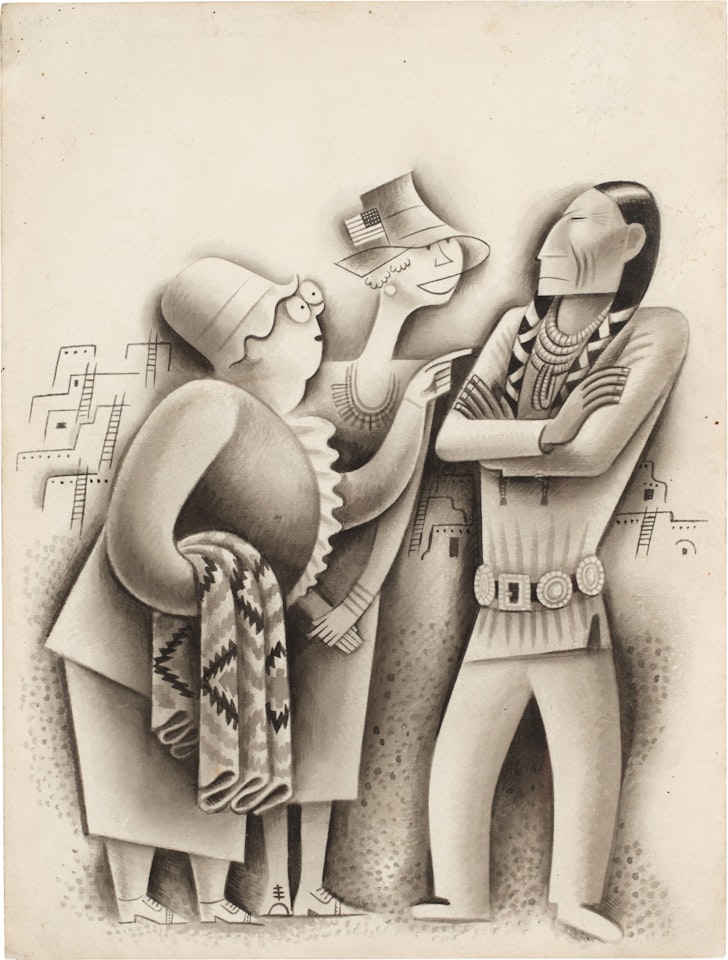 Re-Discovery of America by Miguel Covarrubias