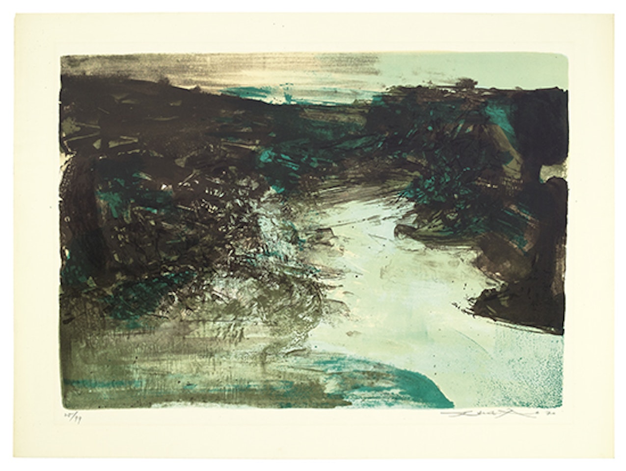 Sans titre by Zao Wou-Ki