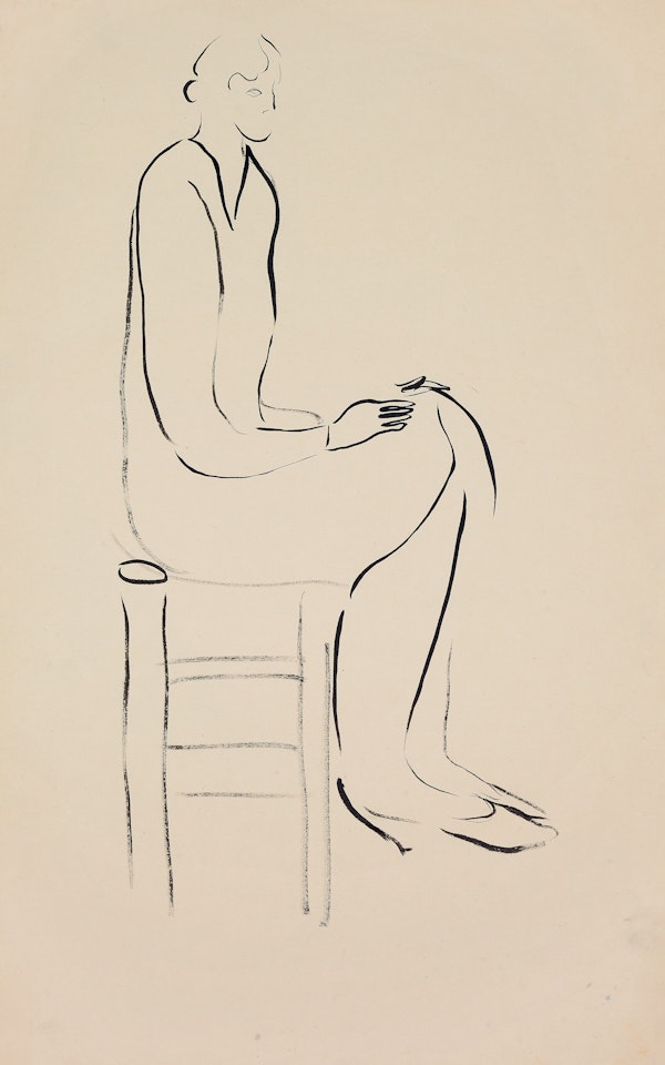 Seated Lady by Sanyu
