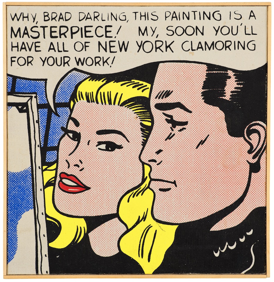 Roy Lichtenstein, "Masterpiece," by Richard Pettibone