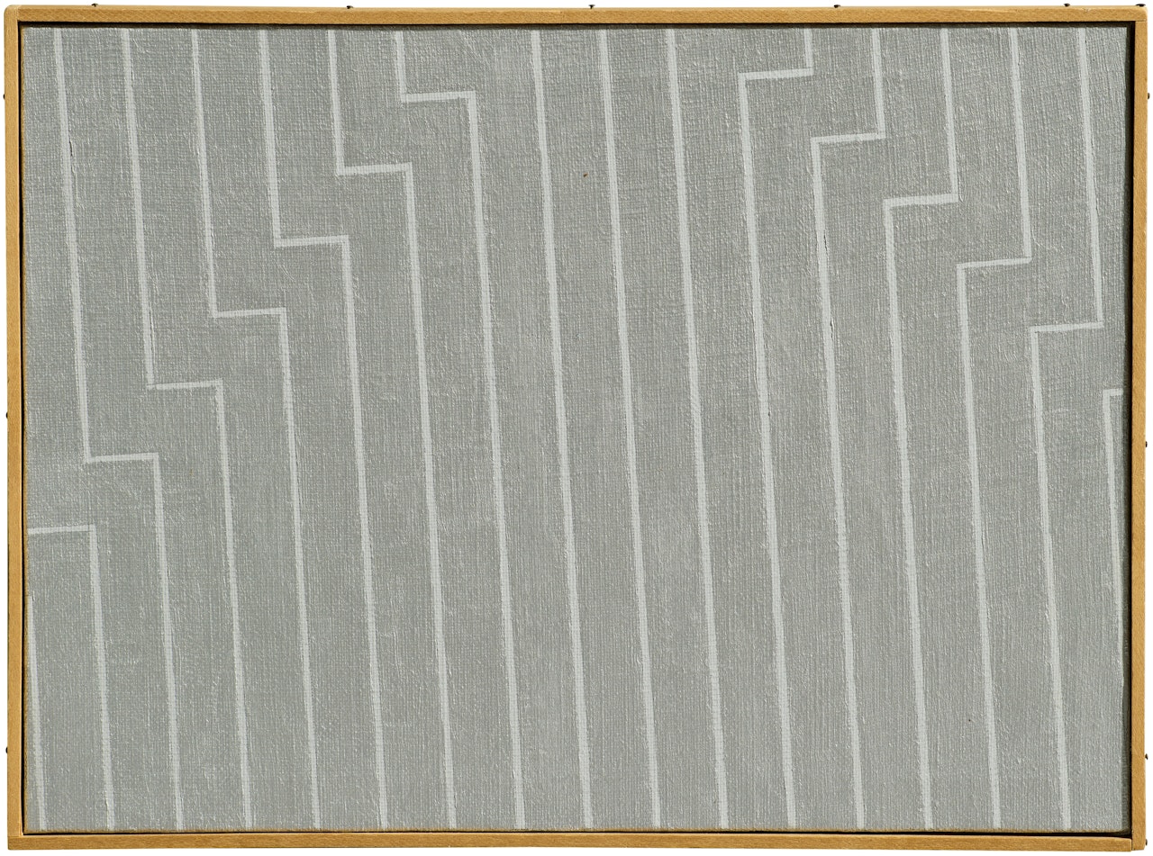 Detail of Frank Stella"s Union Pacific 1960 or Marquis de Portago 1960 by Richard Pettibone