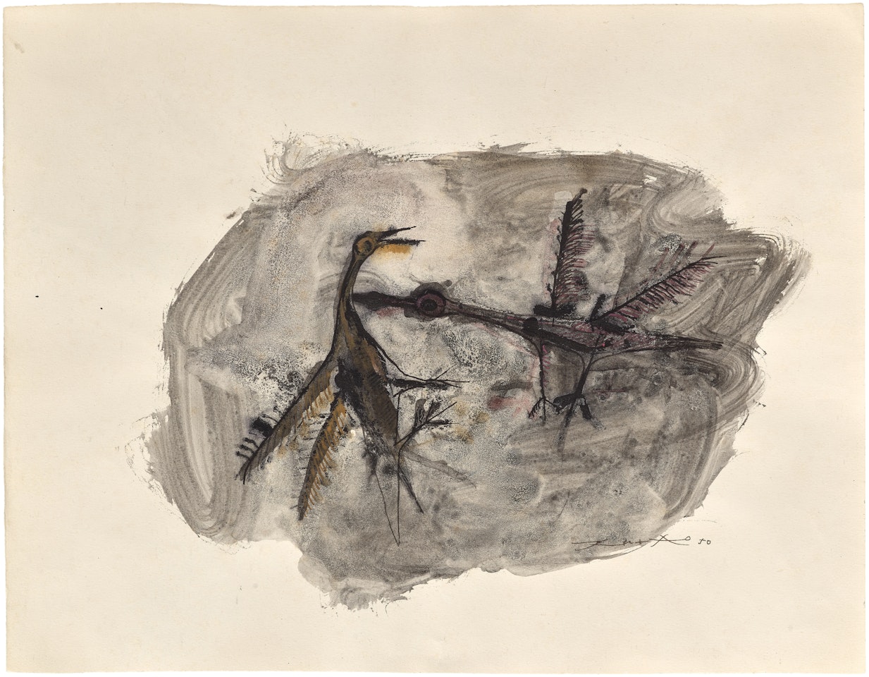 Les oiseaux by Zao Wou-Ki