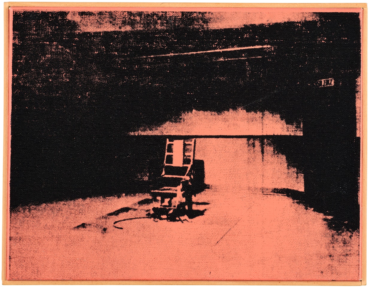 Andy Warhol, "Orange Electric Chair" by Richard Pettibone