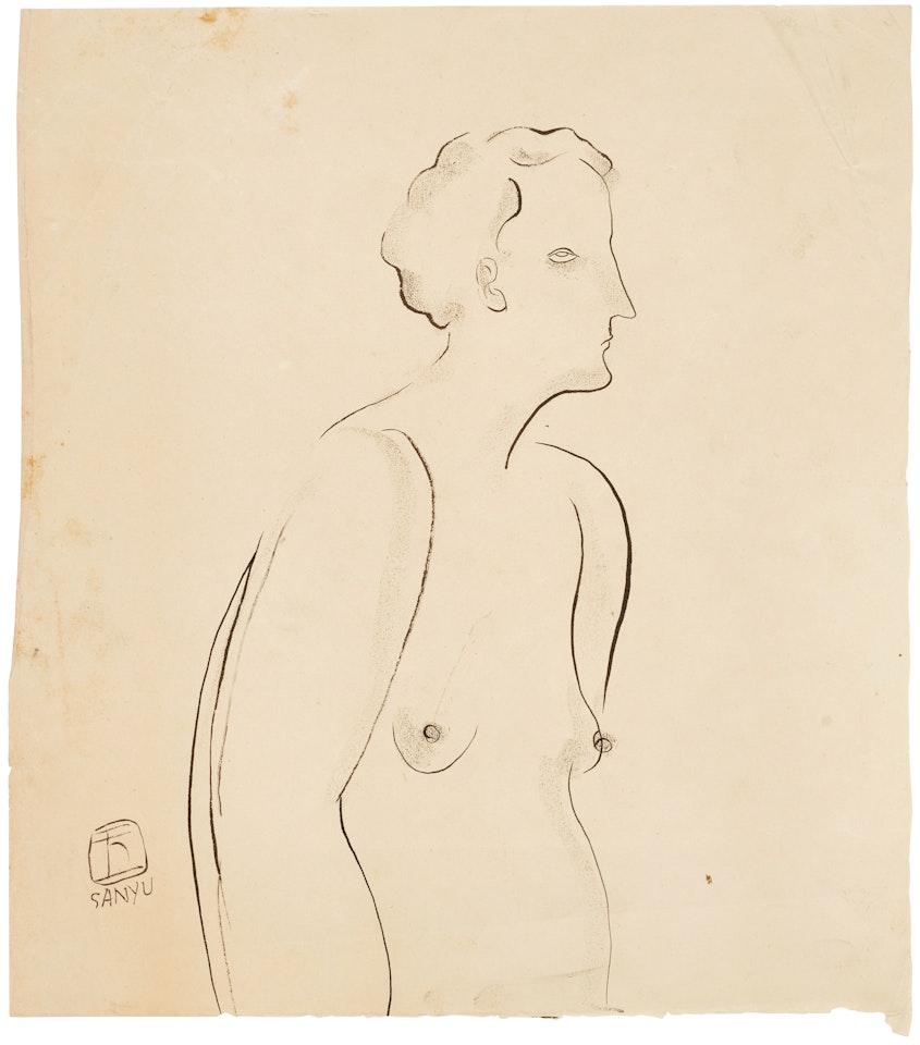 Buste de femme de profil by Sanyu