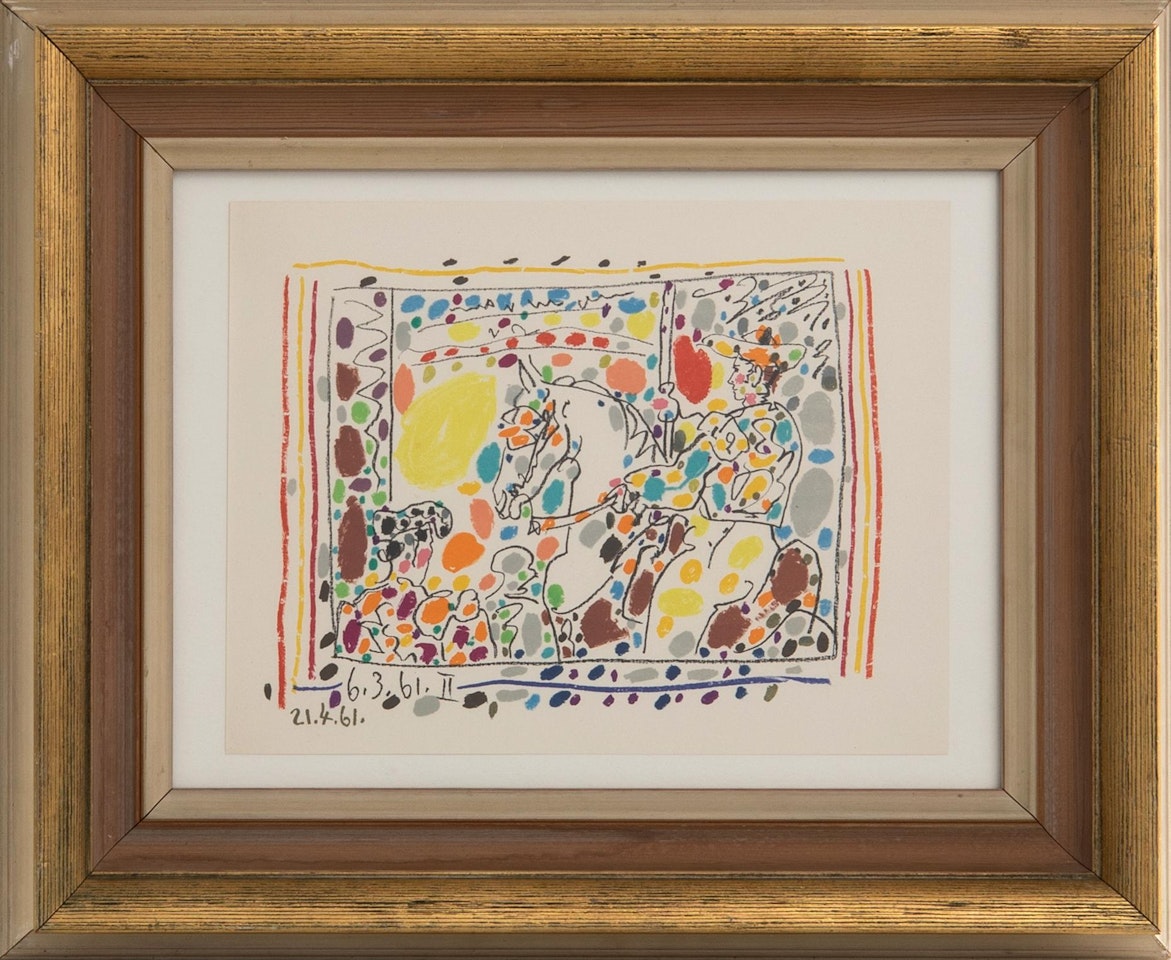 "Picador" from "A los toros avec Picasso" by Pablo Picasso